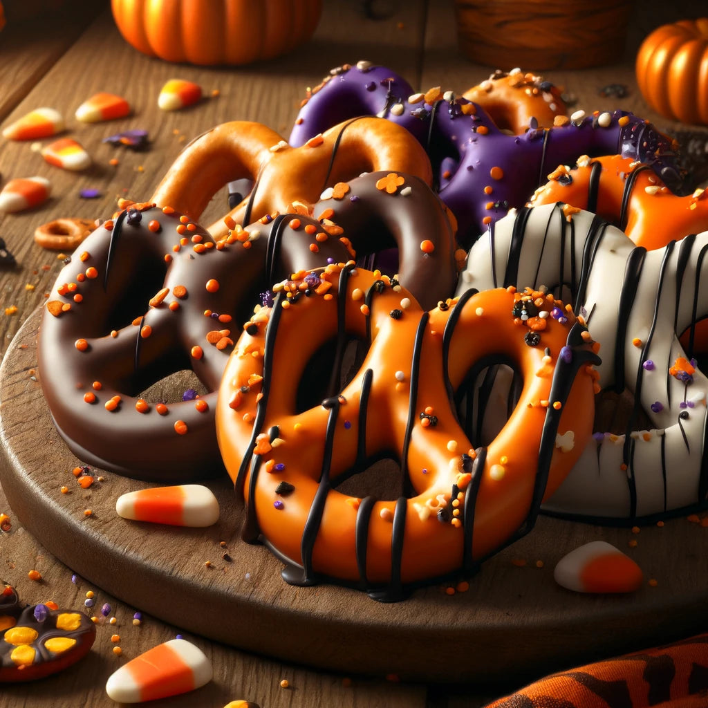 Halloween - Dipped Pretzels