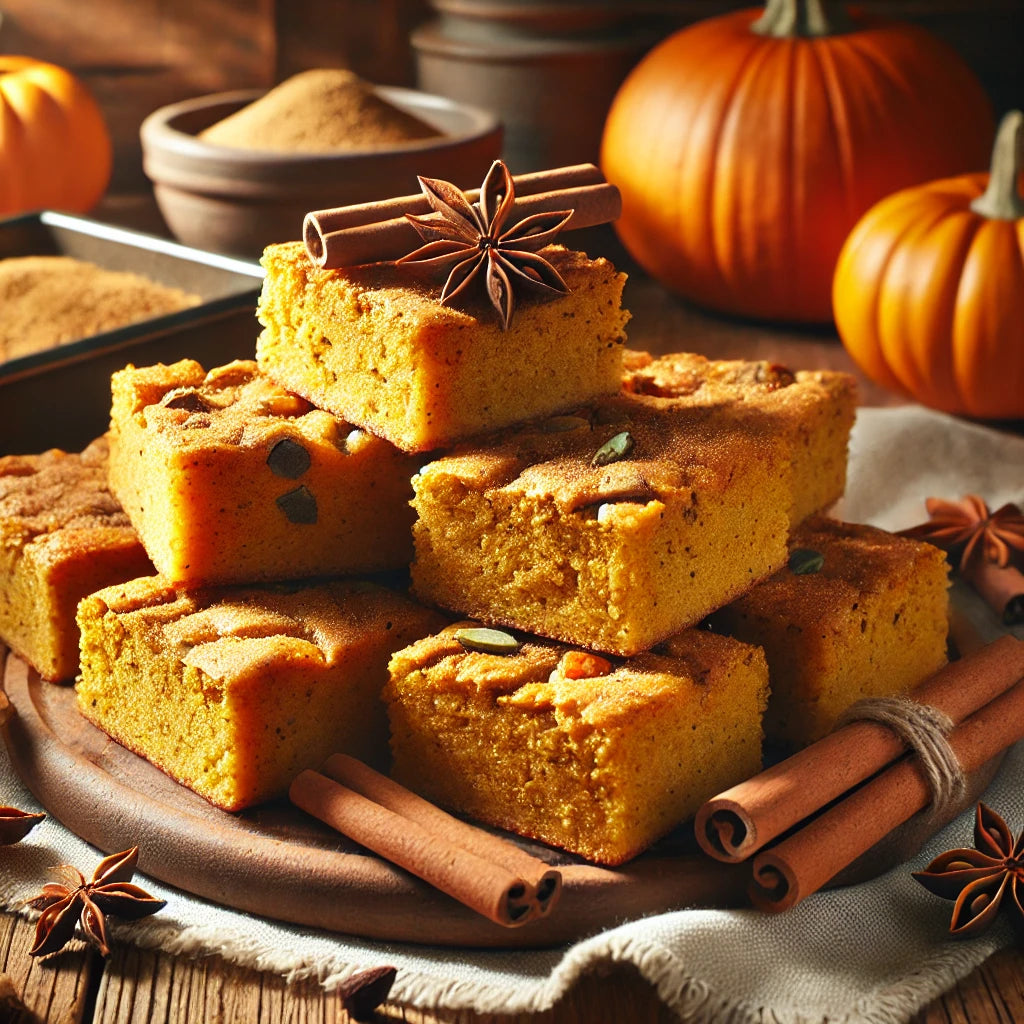 Pumpkin Spice Blondies