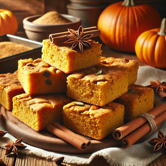 Pumpkin Spice Blondies